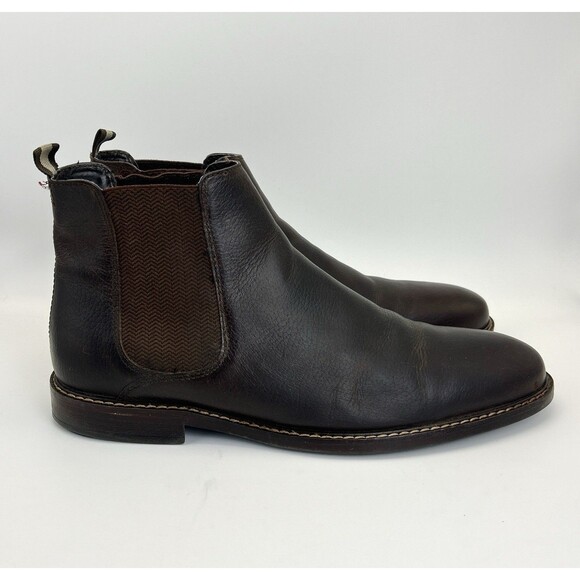 Crown Vintage Other - Crown Vintage Glory 2 Chelsea Boots Mens Sz 12M Dark Brown Leather Casual Boots